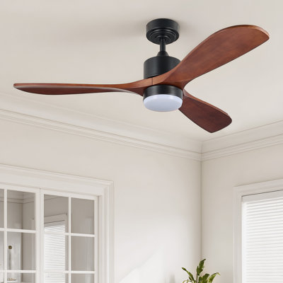 Calisse 52" LED Ceiling Fan with Light and Remote