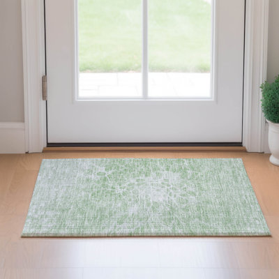Premium Machine Washable Arnette Mint Rug