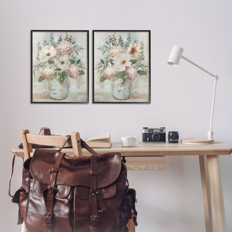 Ensemble de 2 giclées encadrées, assorties, par Nan, Giclée encadrée noir minuit, H 20 po x l 32 po