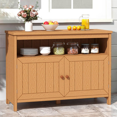 Menasseh Rectangular Plastic/Resin Outdoor Buffet & Console Table