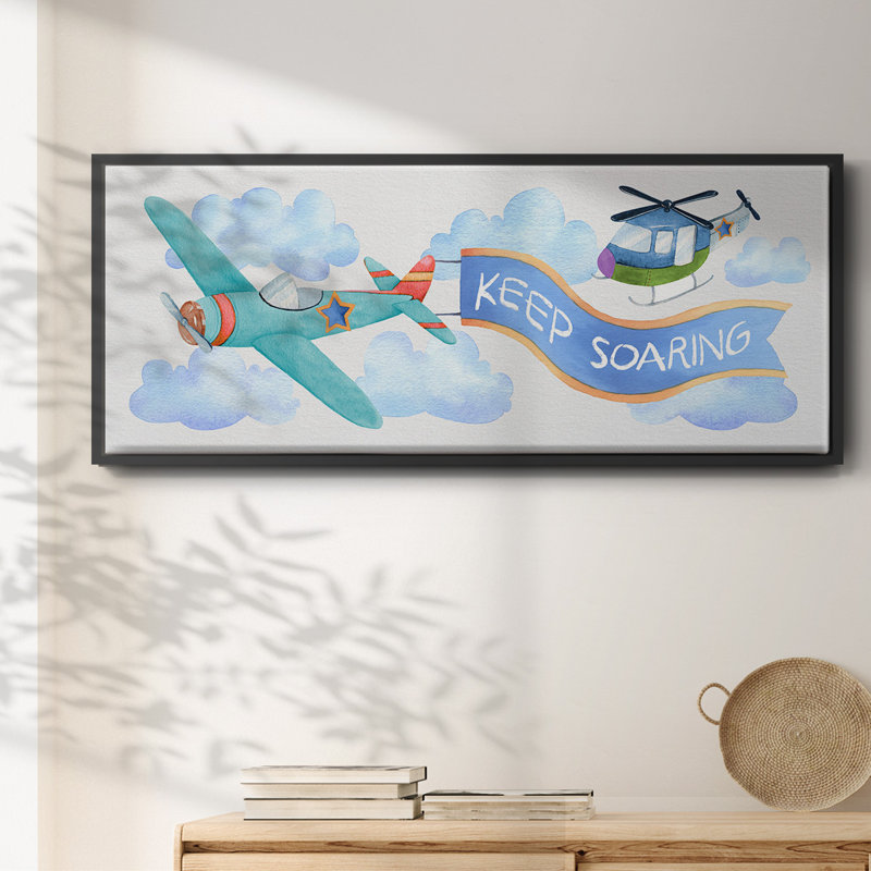 Savon avion - toile encadrée, H 12 po x l 30 po
