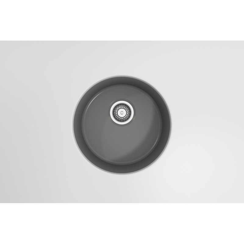 18.5'' L Kitchen Sink, Matte Gray