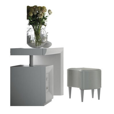 Ensemble de meuble-lavabo avec tabouret