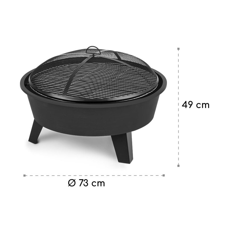 Round Steel Smokeless Fire Pit