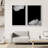 Black Clouds Vintage Illustrations Rustic Decor Living Room Decor BRC190-102453981-102453983