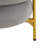 Round Storage Ottoman Multiuse Vanity Stool With Metal Legs-114893890