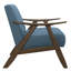 Chaise d'appoint Brockenhurst Modern Retro-125223518