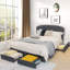 Loki Upholstered Drawers Platform Bed