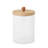 Crackle Glass Canister W/Lid-101055640