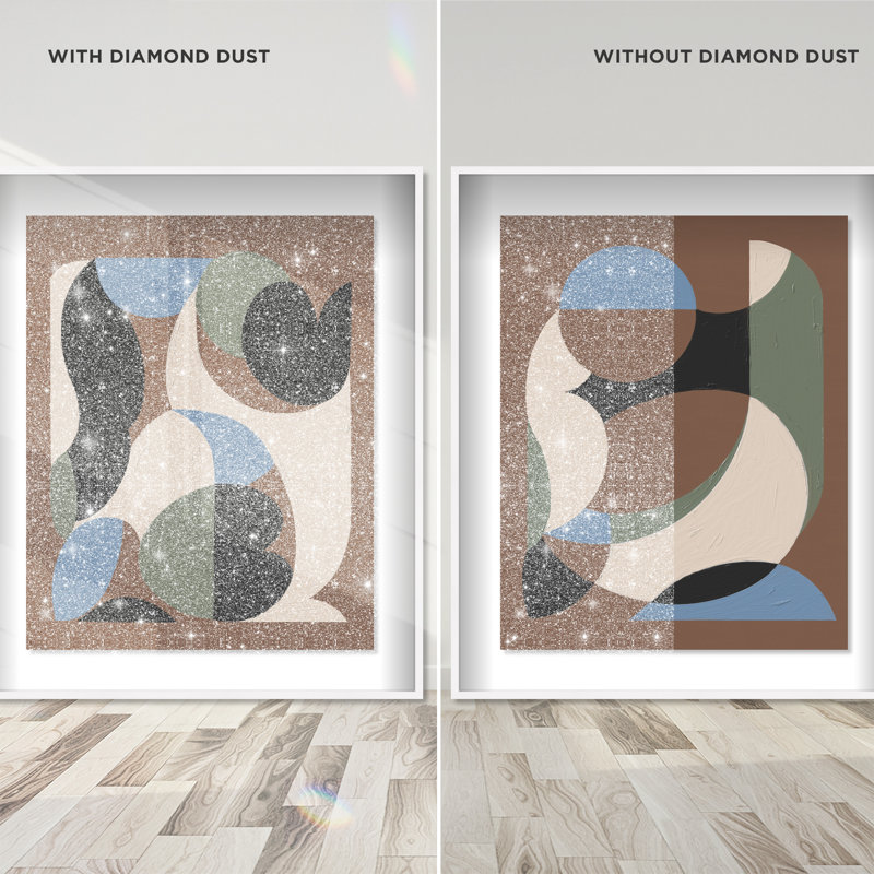 Centered Harmony Set Set by Oliver Gal, 37.5"H x 46.5"W, White Shadowbox