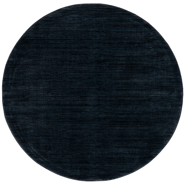 Vision Striped Area Rug In Black