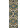 Kaleidoscope Wool Striped Area Rug in Green/Yellow