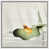 Cadre flottant blanc