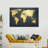Adventure Awaits World Map Canvas Print-92519016