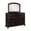 Miroir de commode rectangulaire biseauté Cheve-27357134