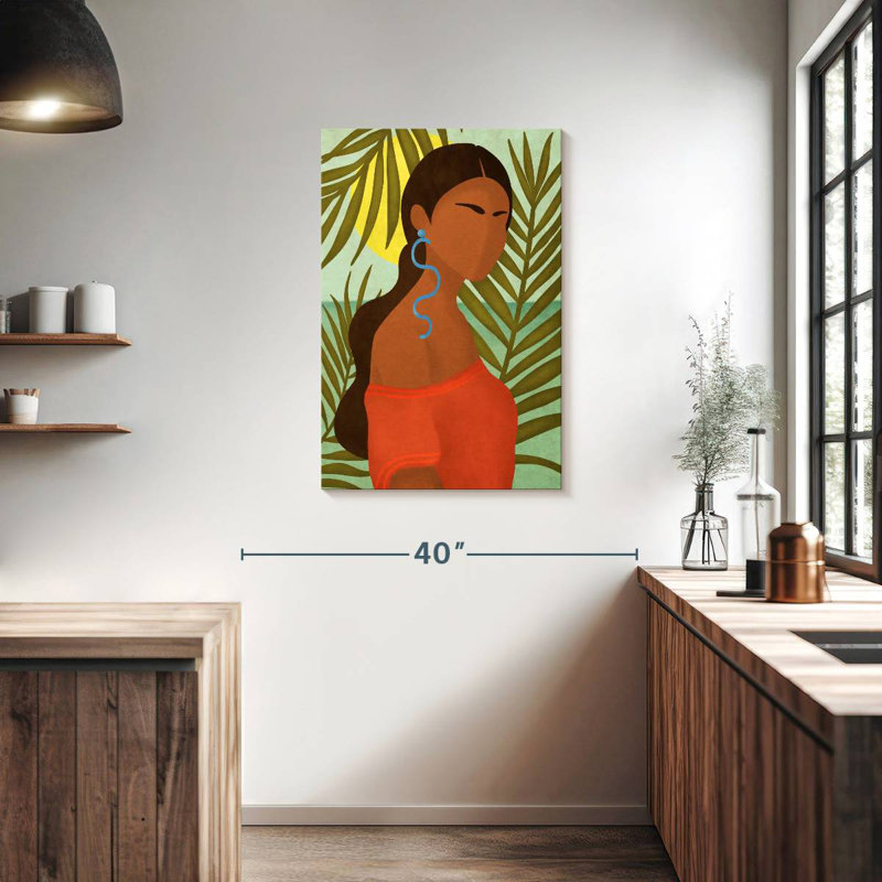 Boucle d'oreille Leisha, H 36 po x l 24 po