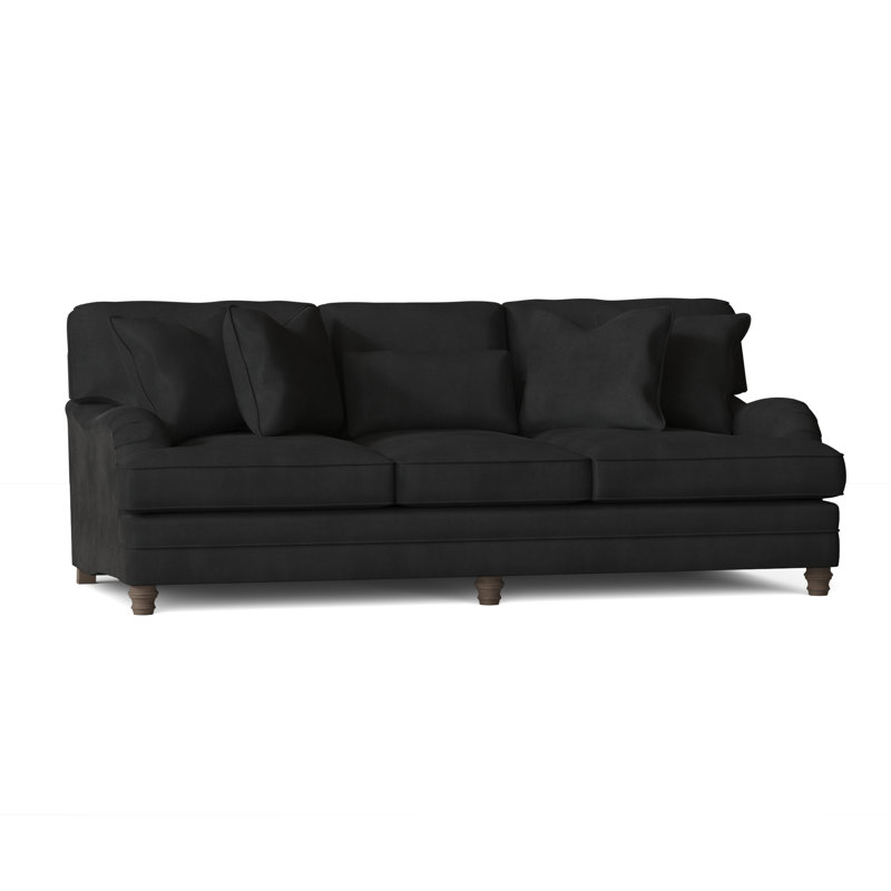 Tarleton Fabric Sofa, Akiko Graphite Performance 5534-011, Aged Gray