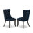 7 Piece Dining Table Set Contains a Rectangle Rustic Wood Kitchen Table and 6 Polyester Fabric Padded Chairs, Distressed Jacobean-91898306-128766665