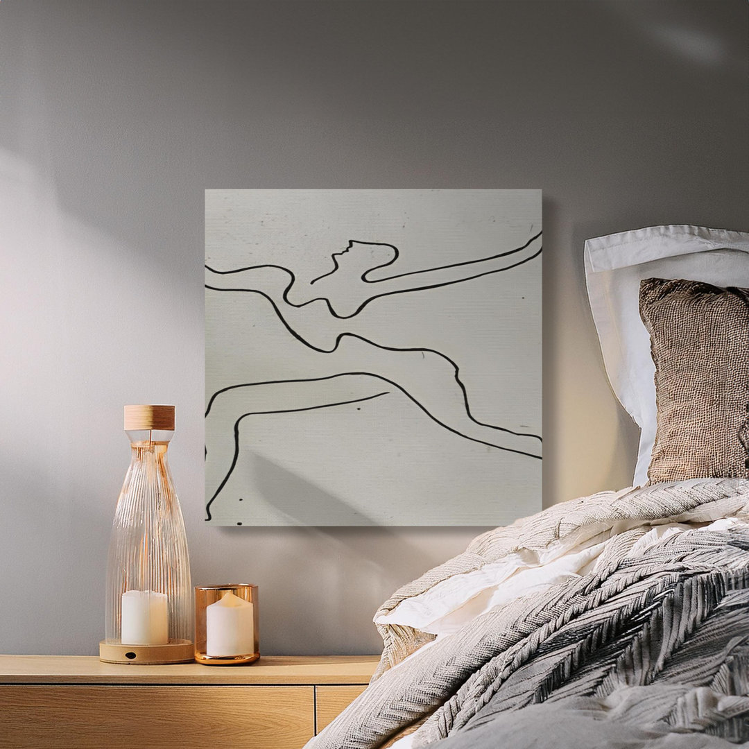 Abstract Figure Line Art Canvas Wall Art