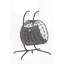 Hammock Egg Chairs with Stand Hanging and UV Resistant Cushions-933055087