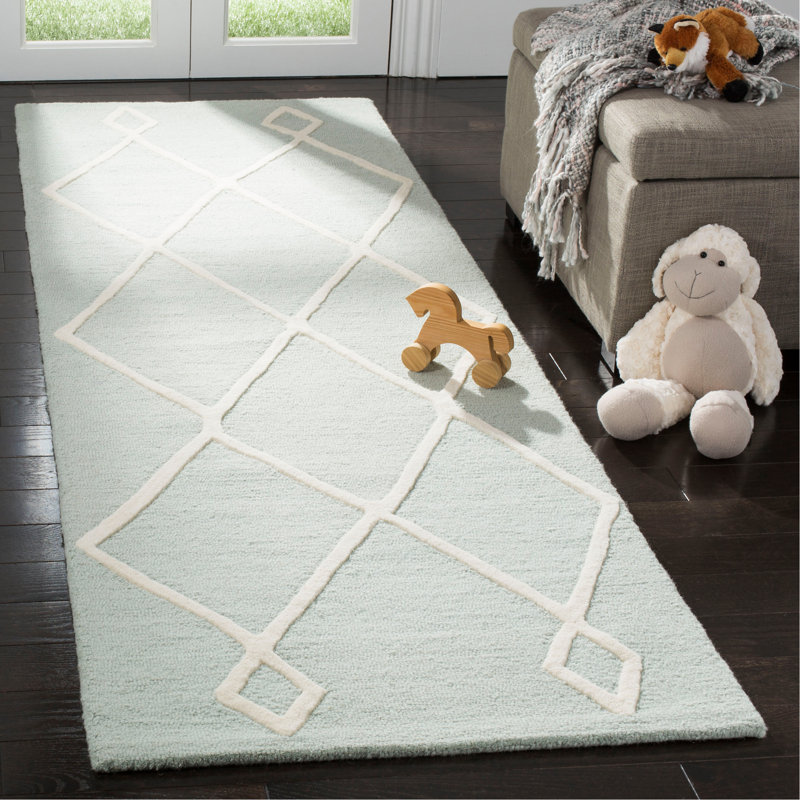 Krystyna Hand Tufted Wool Rug, Runner 2'6" x 8'