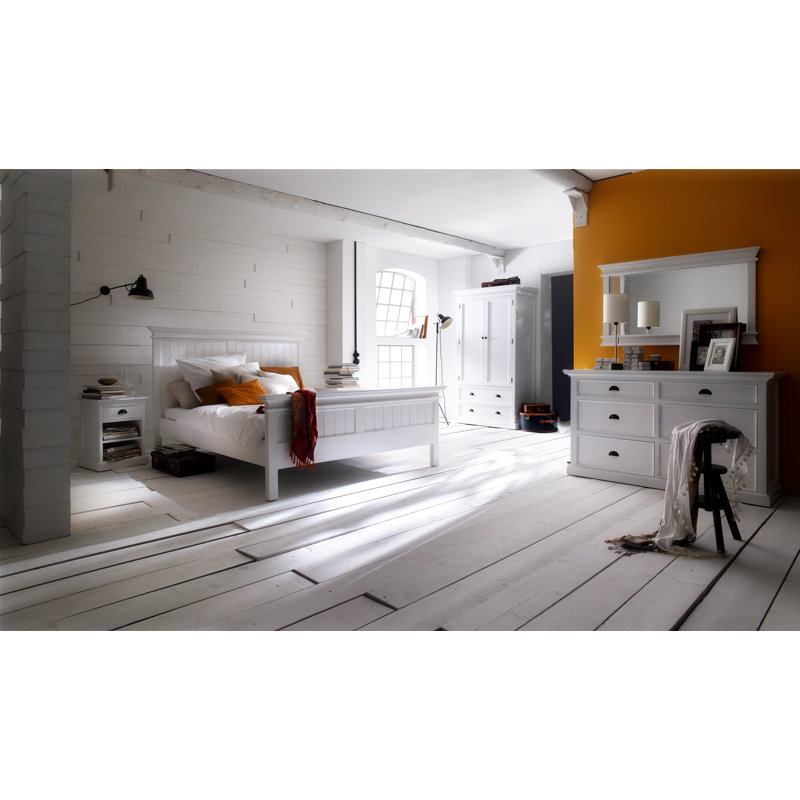 Ensemble de chambre configurable avec lit plateforme Anchita