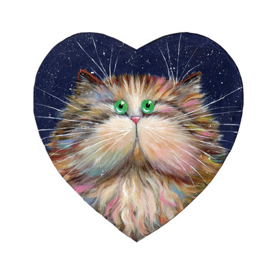 «Heart Candy Cat» par Kim Haskins - impression sur toile tendue