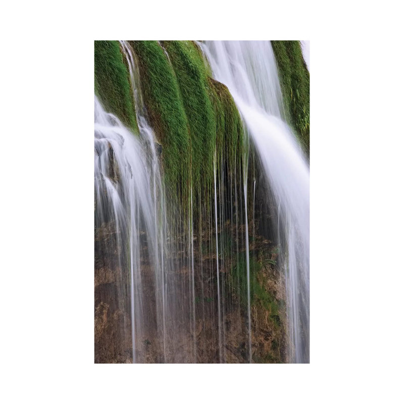 USA, Idaho, Caribou National Forest. Fall Creek Waterfalls Scenic. by Jaynes Gallery - Wrapped Canvas Print
