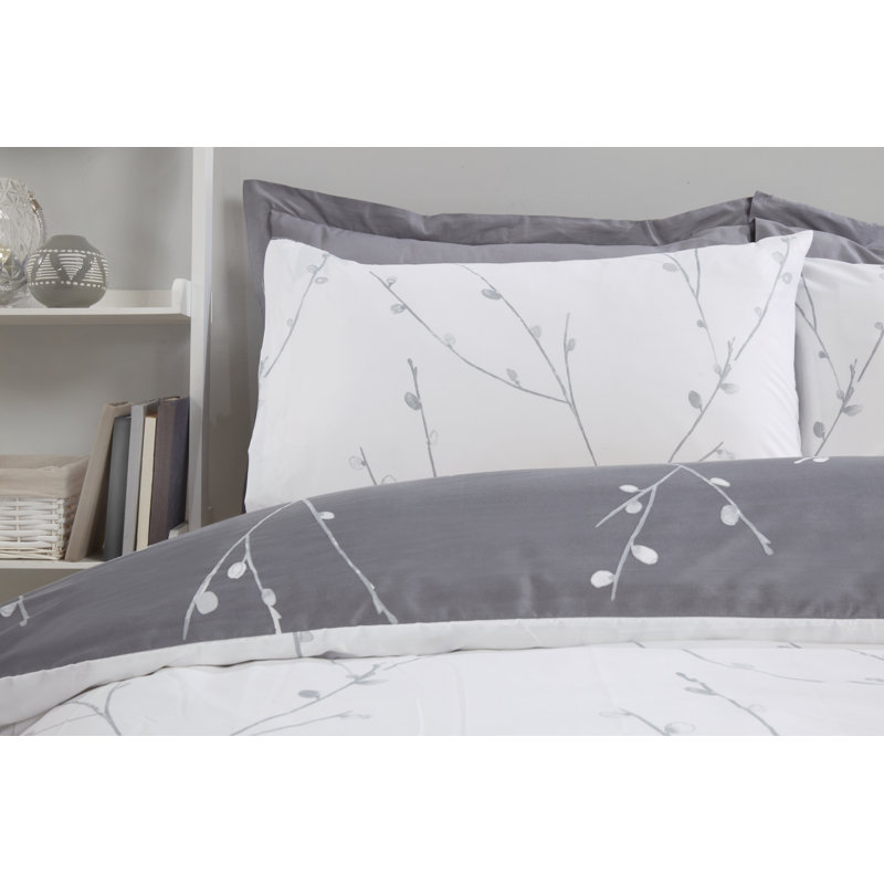 Carrazana Polyester Floral Duvet Cover Set with Pillowcases, Single - 1 Standard Pillowcase