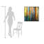 Flickering Candles metal print