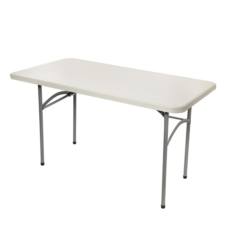 Baldwin 48'' Grey Plastic and Steel Folding Table