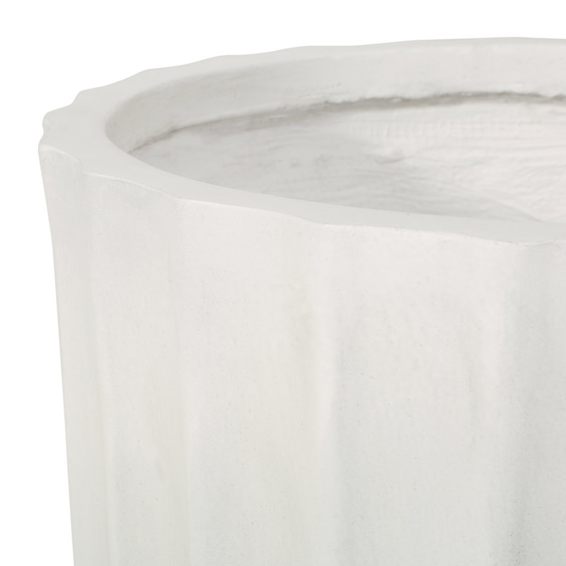 Planter - Natural Stone Finish, 16.5"X16.5"X16", Structure, Enhances Backyard Appearance To Elements, 16.85"X16.85"X15.88", Lightweight Concrete, Decor