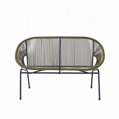 52" Outdoor Paito Loveseat Sofa