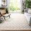 Natura Handwoven Wool/Cotton Beige Area Rug-1924737558