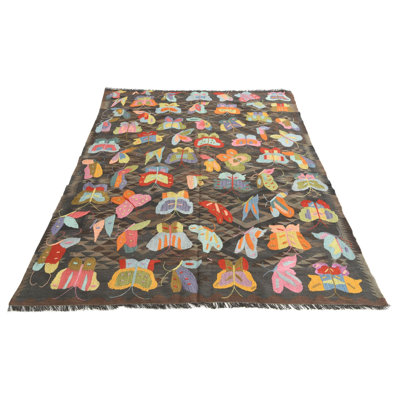 Odell Dark Brown Rug