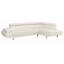 Canapé modulaire Riveredge (sans repose-pieds), blanc-842556964