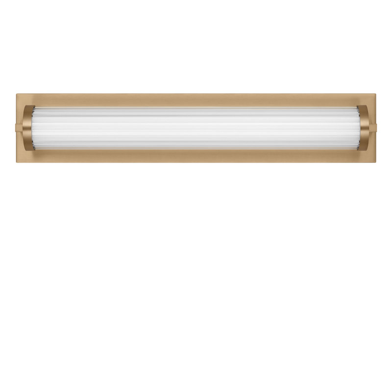 Meuble-lavabo Weston à DEL, Laiton satiné, H 4,25 po x l 22 po x P 3,87 po