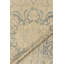 Tapis unique 9 pi 11 po x 13 pi 9 po des années 1940 Rose pâle / ivoire / bleu / taupe
