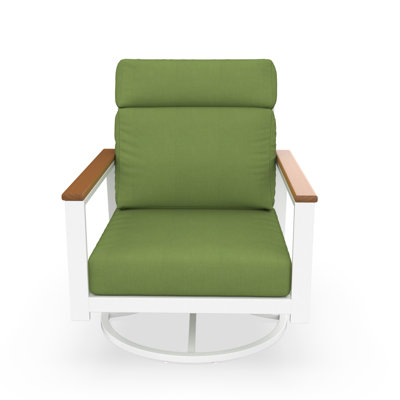 Townsend Metal Outdoor Rocking Chair With Sunbrella Cushion