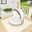 Canapé d'extérieur en rotin pour terrasse avec auvent rétractable, siège séparé et coussin amovible-2139628123