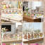 6 pièces de décorations de table de lapin de Pâques au printemps