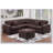 Modern Style 4Pc Sectional Set With USB Ports, Plastic Legs, And Matching Pillows For Comfortable Living Room Seating-659843061