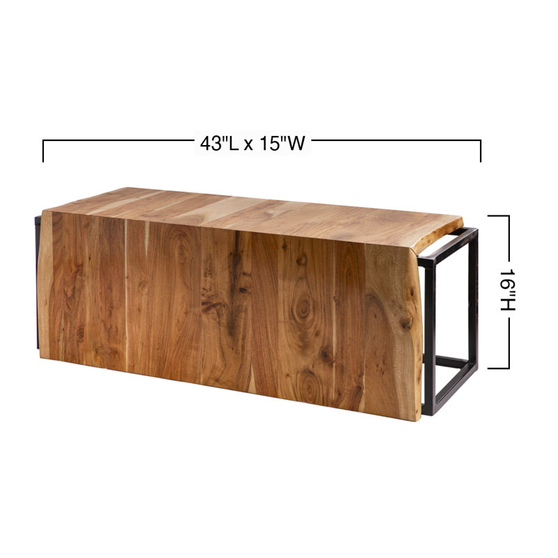 Banc en bois Heitger