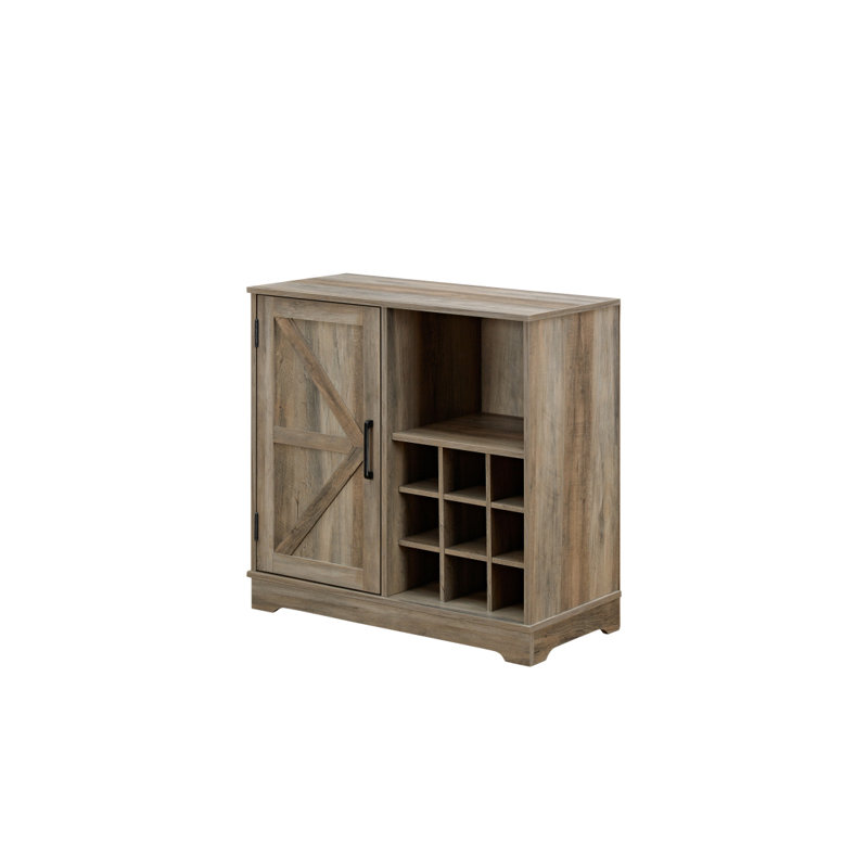 Bar ferme avec rangement pour bouteilles de vin Farmhouse