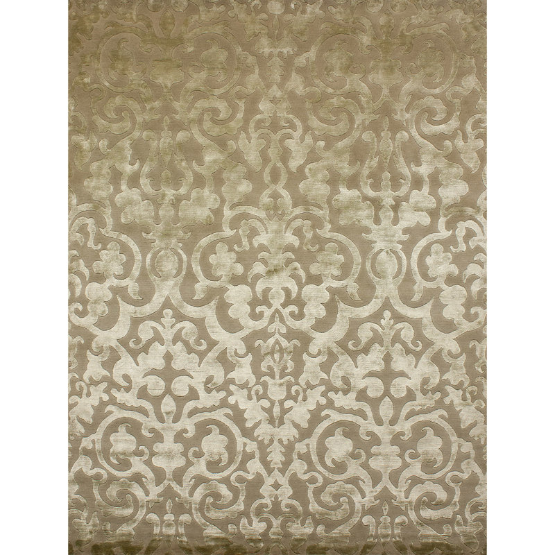 Tapis rectangulaire moka / ivoire, Rectangle 9 pi x 12 pi