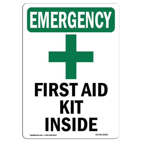 SignMission First Aid Kit Sign | Wayfair