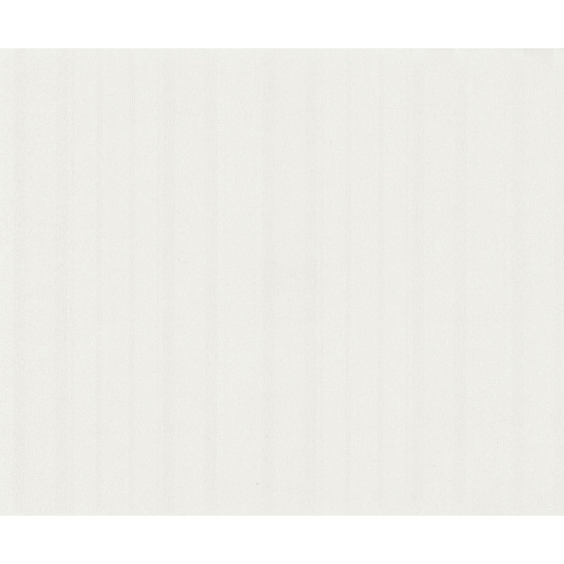 Mini rouleau de papier peint métallique 21 pi x 1,75 po Library II, Blanc