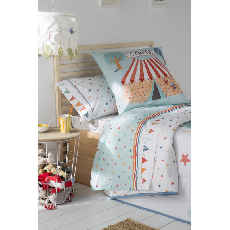 Argjent 100% Cotton Flat Sheet, European Single (90 x 200cm)