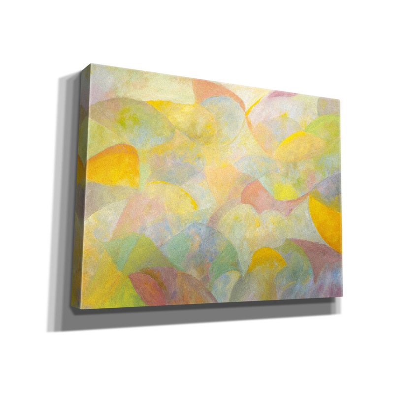 Ivy Bronx «Curving Forms» par Marsha Heller, art mural sur toile, H 12 po x l 16 po x P 0,75 po