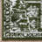 Dazzle Vintage Bohemian Floral Green Rug-147904222